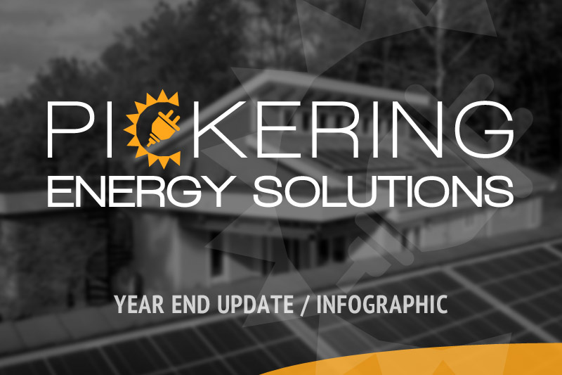 PES Year End News & Solar Energy Infographic