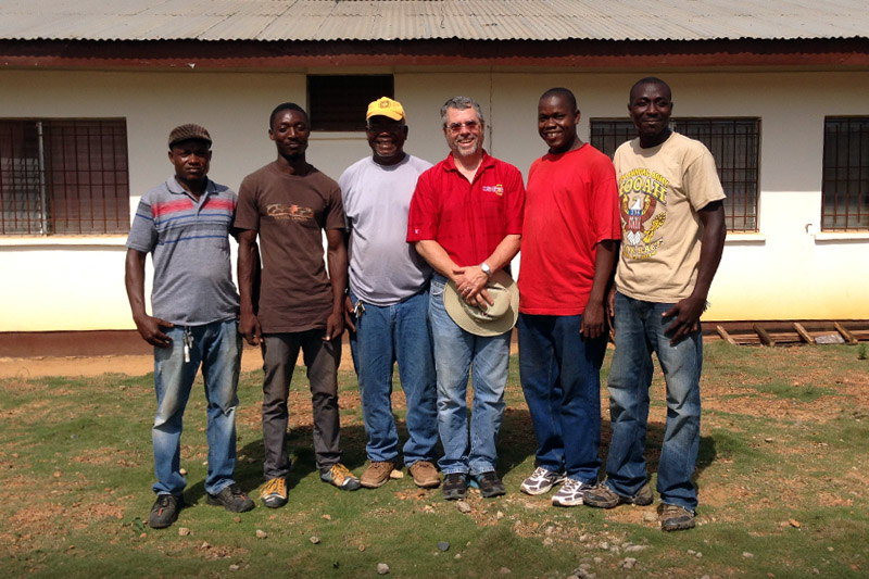 The Belefanai Team in Liberia