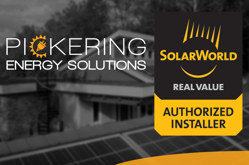 Pickering Energy Solutions Now an Authorized SolarWorld Installer