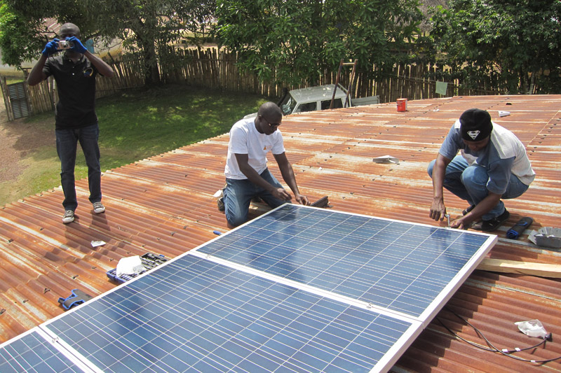 Tokpaipolu panel installation